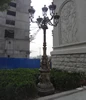 Handcarved Cast Copper Lighting Pole with Lion Head