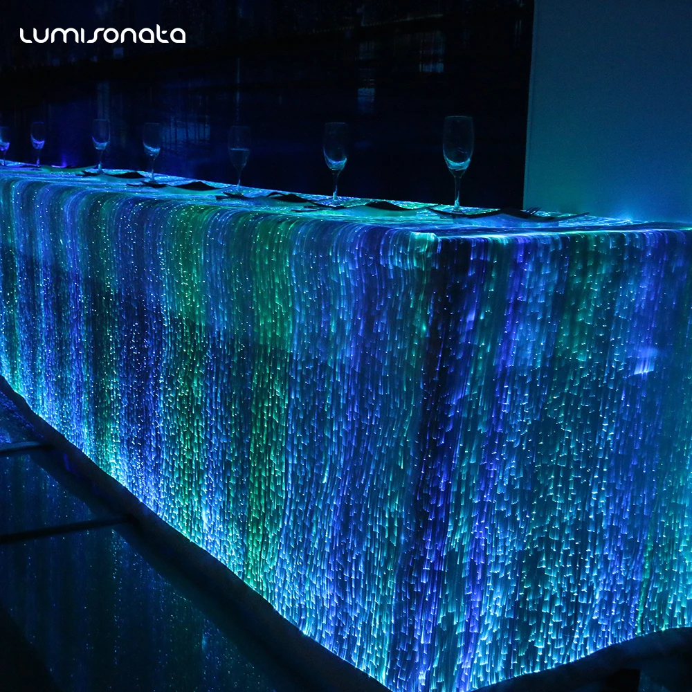 Newest Luminous Table Runners With Led Lights Fancy Table Runners Glow