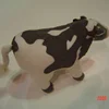 Plush tricot made,silk screen pattern,soft cow for promotions.