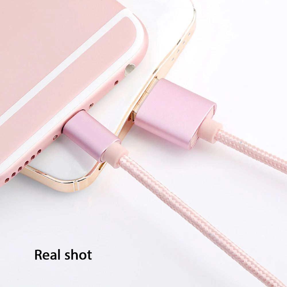 High Quality 1M 2M 3M 2A Fast Charging Metal Head Nylon Braided Android Micro USB cable - ANKUX.COM