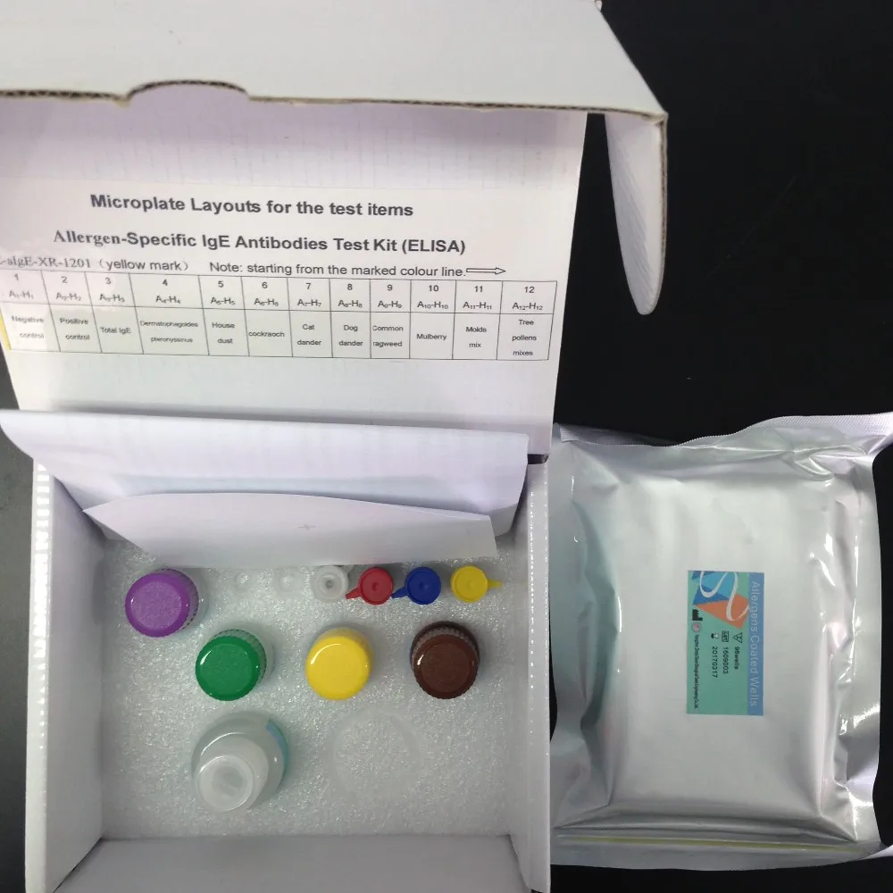 Ige тест. IGE ACCUBIND Elisa Kit - 96 wells.