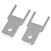 Custom Electric contact Pin PCB Tab Terminal 0.8mm Tin Plated Brass Terminal Connector