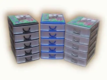 GB27 5 UNITS PLASTIC DRAWER