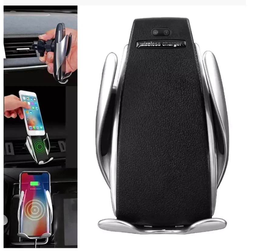 Wholesale Mobile Phone Charger 10W Infrared Qi Fast Charging Holder Mount Magnetic Wireless Car Charger for iphone for samsung