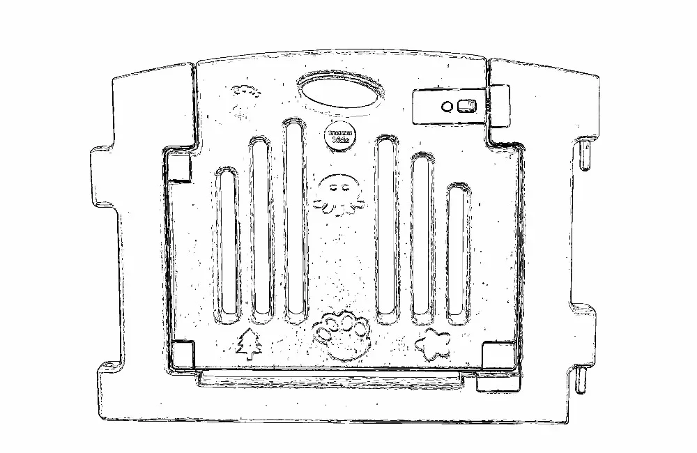 mamakids h0805b 8 panels child proof fencing play yard en71