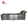 Water saving and pressure adjustable air bubble vegetable and fruit washing machine