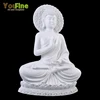 Hand Craft White Marble Buddha Statue For Sale