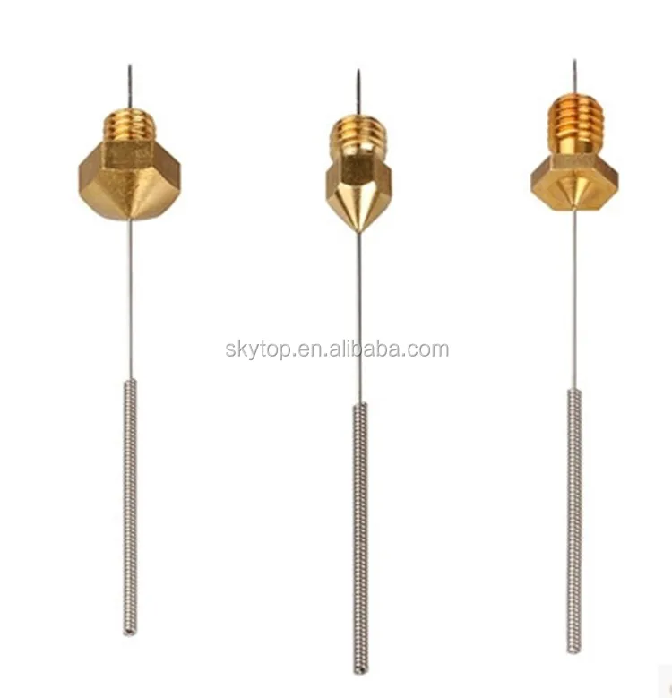 3D Printer Nozzle Cleaning Tool 0.2//0.3//0.4//0.5mm Drill Bit for Extruder RepRap