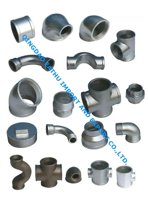 Iso49 Din2950 Black / Galvanized Malleable Iron Fittings Astm A-197 ...