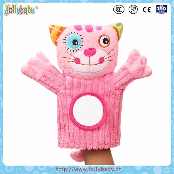 Jollybaby wholesale plush hand puppet doll,hand puppet toys for children,animals hand puppet