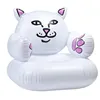 new inflatable cat chair for home and camping use pool float
