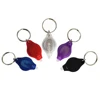 Customized Logo Button Battery Micro Light Mini Keychain Led Flashlight