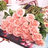 Hot Selling Real Touch Latex Rose Indoor/wedding Decorationartificial Flower Beautiful Rose
