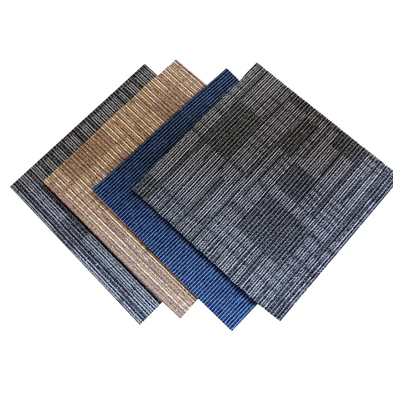 50x50 Square Flooring Loop Pile Carpet Tiles For 5 Star Hotel - Buy ...