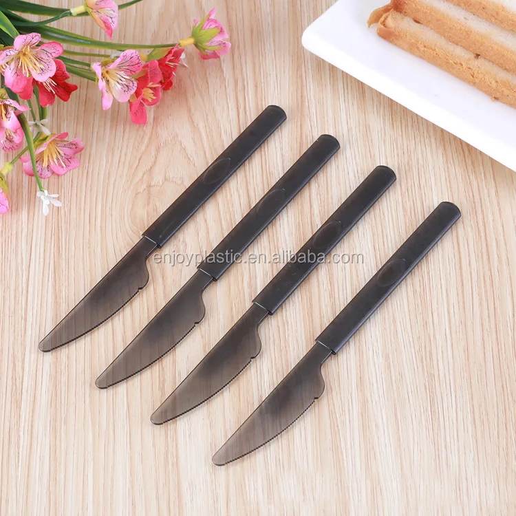 Disposable Plastic Steak Knife With Grinding Handle. Buy Disposable