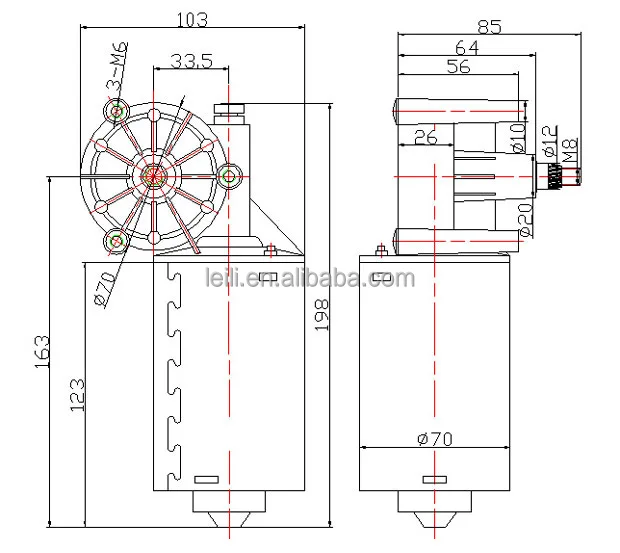 Professinal Top Quality Bus Power Wiper Motor Gear - Buy Wiper Motor