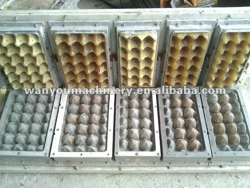 Eigebruik en het dienbladproductielijn van het Pulp Materiële automatische kleine ei