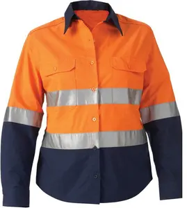 High quality hi vis long sleeves reflective safety work t shirt High quality hi vis long sleeves reflective safety work t shirt