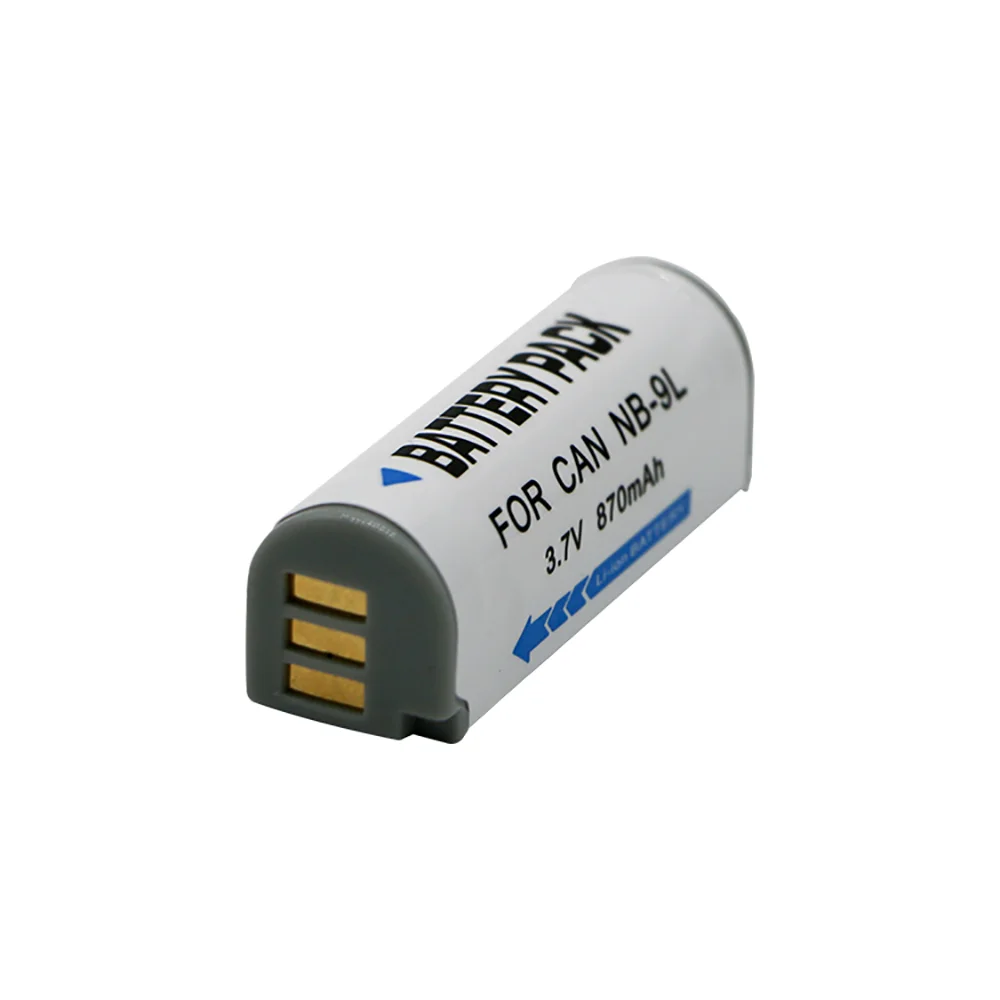 Batería NB-9L NB9L 870mAh para Canon Ixus 500HS 510HS 1000 1000HS 1100HS