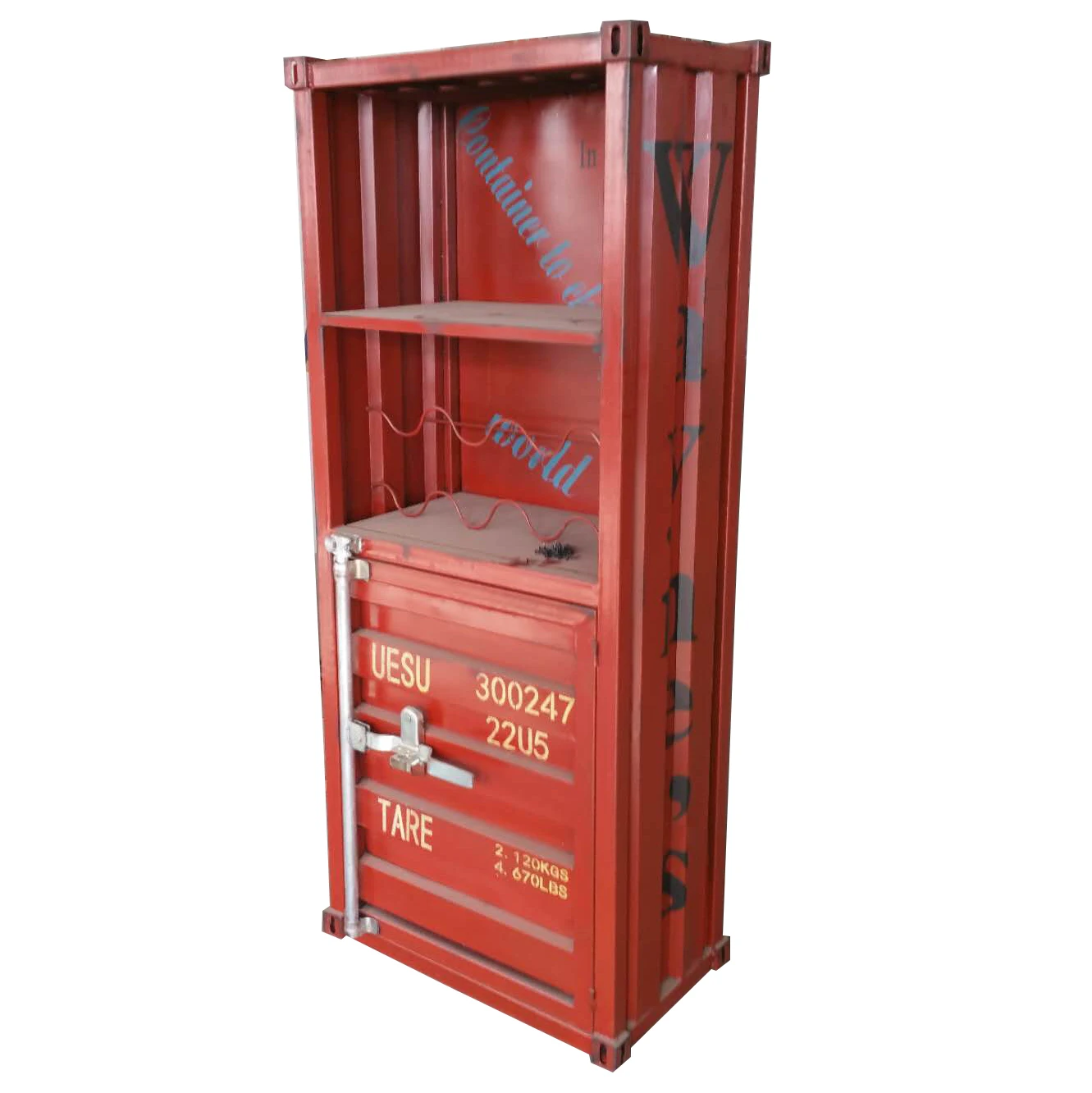 Vintage Industrial Container Style Furniture,Container Storage Cabinet