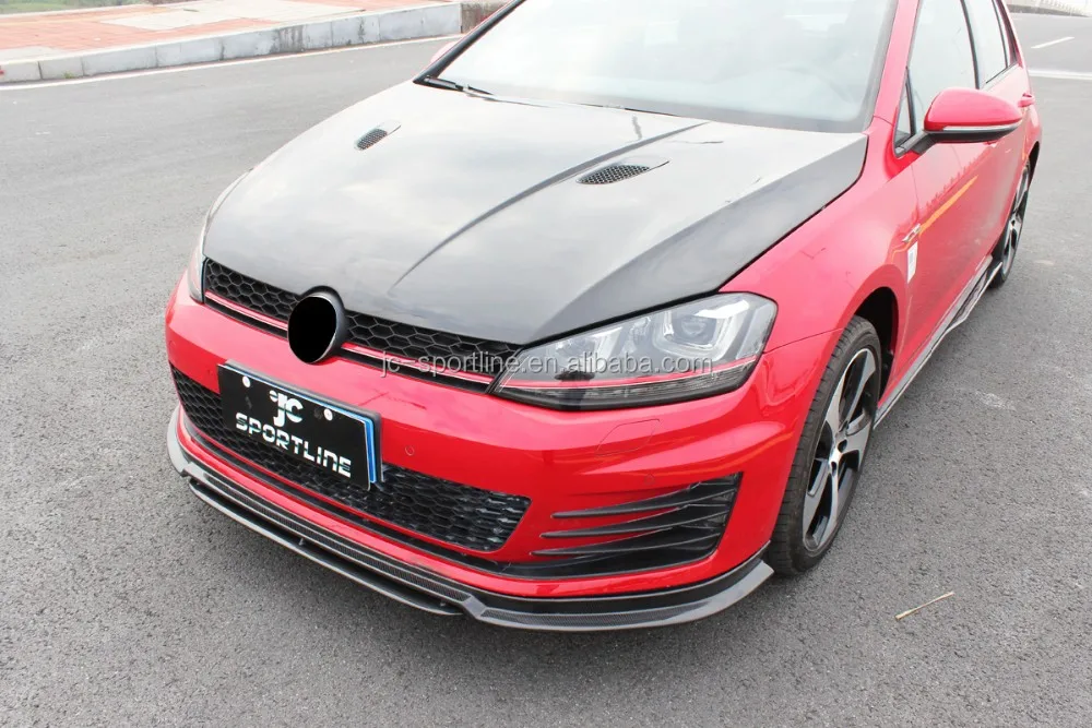 Carbon Fiber Front Lip For Vw Golf 7 Vii Gti 20142016 Buy Carbon