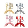 Top Quality 2019 3 in 1 USB Type C Charger Cable for all smart phone charger cable