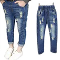 Girls Jeans Summer Style Harem Jeans Kids Pants Girls Causal Full Length Trousers 2 7 Years