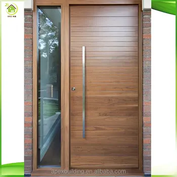 modern plain solid wood main door 100 solid oak wood door models