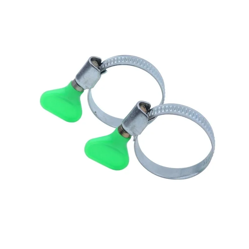 9mm Bandwidth Red Or Bule Plastic Hand Tighten Hose Clamp Buy Hose