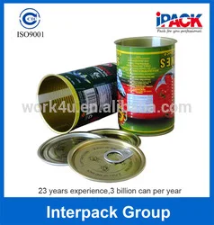 package empty food cans