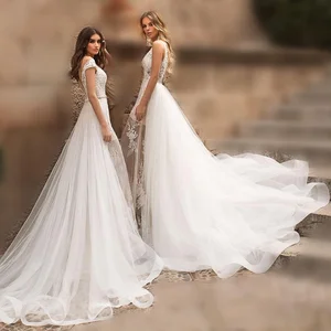 Wedding Dresses with Removable Trains