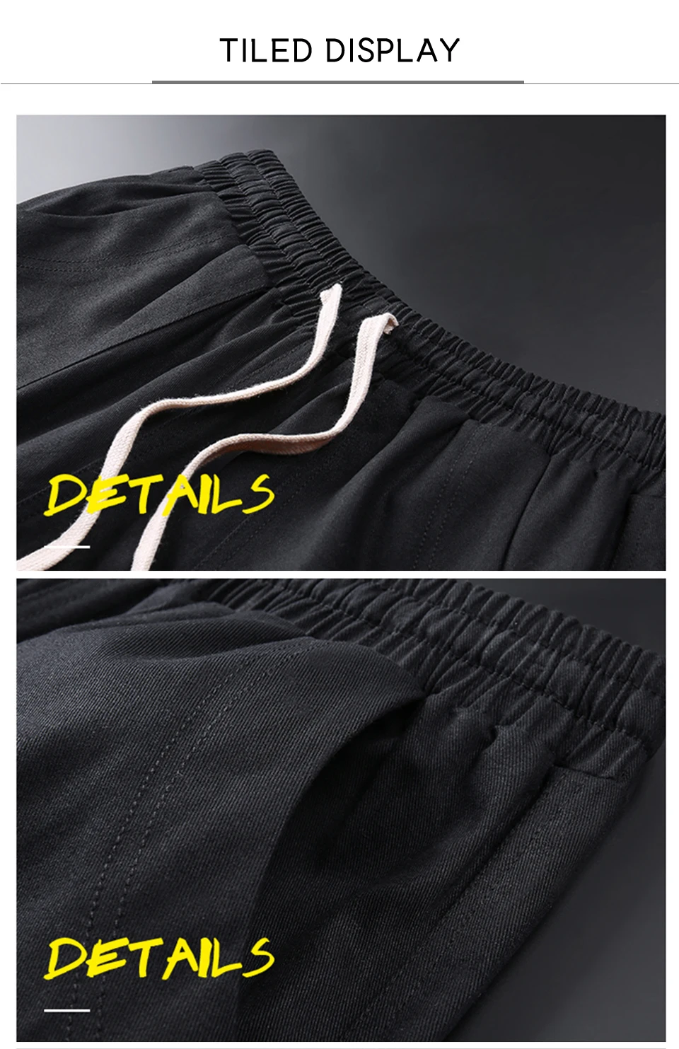 Fashion Black Cargo Pants For Mens Bulk Order Available Long Pants