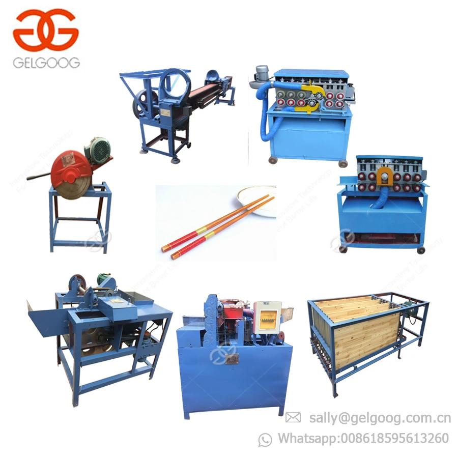 Wood Bamboo Chopsticks Production Line Chopsticks Making Machine Wood