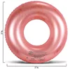 2019 NEWest adult Inflatable bronze glitter pvc water swimming ring floats toys commercial chinese factory