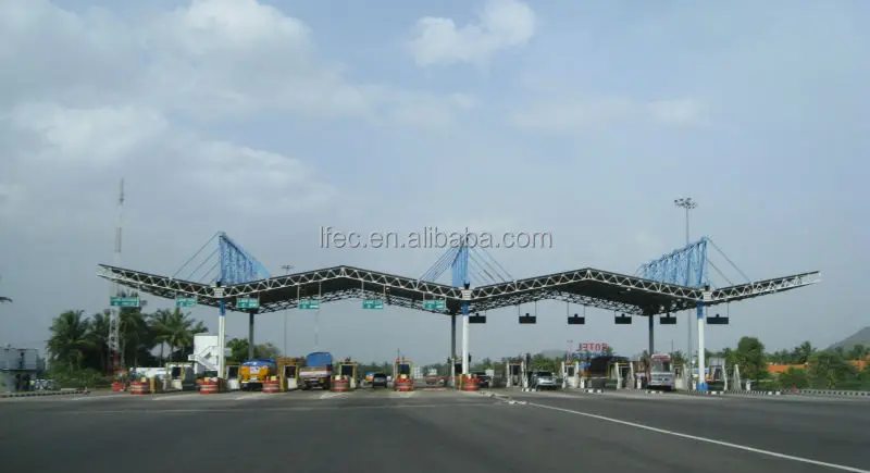 hot sale space frame roofing for toll station