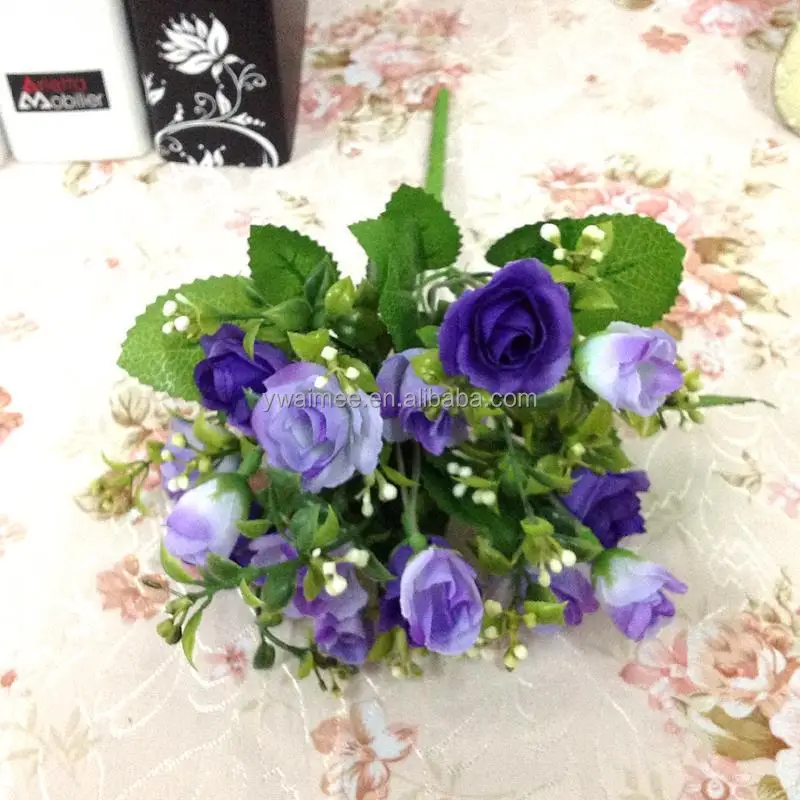 Wholesale Real Touch Silk Flowers,Artificial Velvet Rose Flower