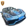Good Fitment CSS Style Side Skirts Front Bumper Rear Diffuser Wing Spoiler Suitable For Porsche 718 Cayman Boxster Body Kits