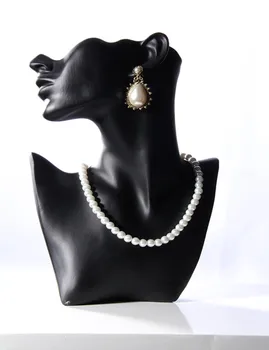 Bust Mannequin Displaying Earrings Necklace H1081 Jewelry Bust Mannequin Displaying Earrings Necklace H1081