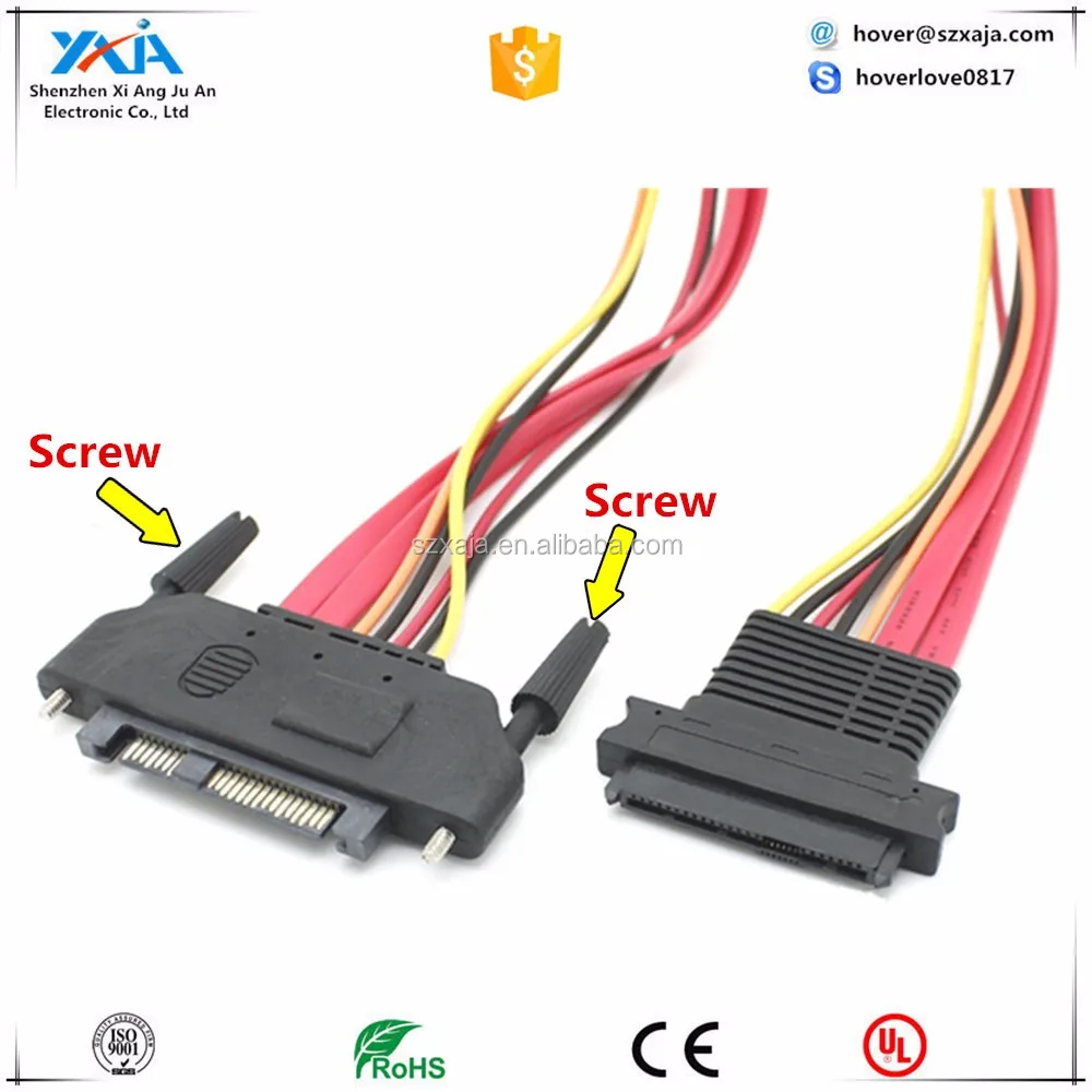 Sas Hard Disk Drive Sff8482 Sas Cable 29pin Male To Female Extension