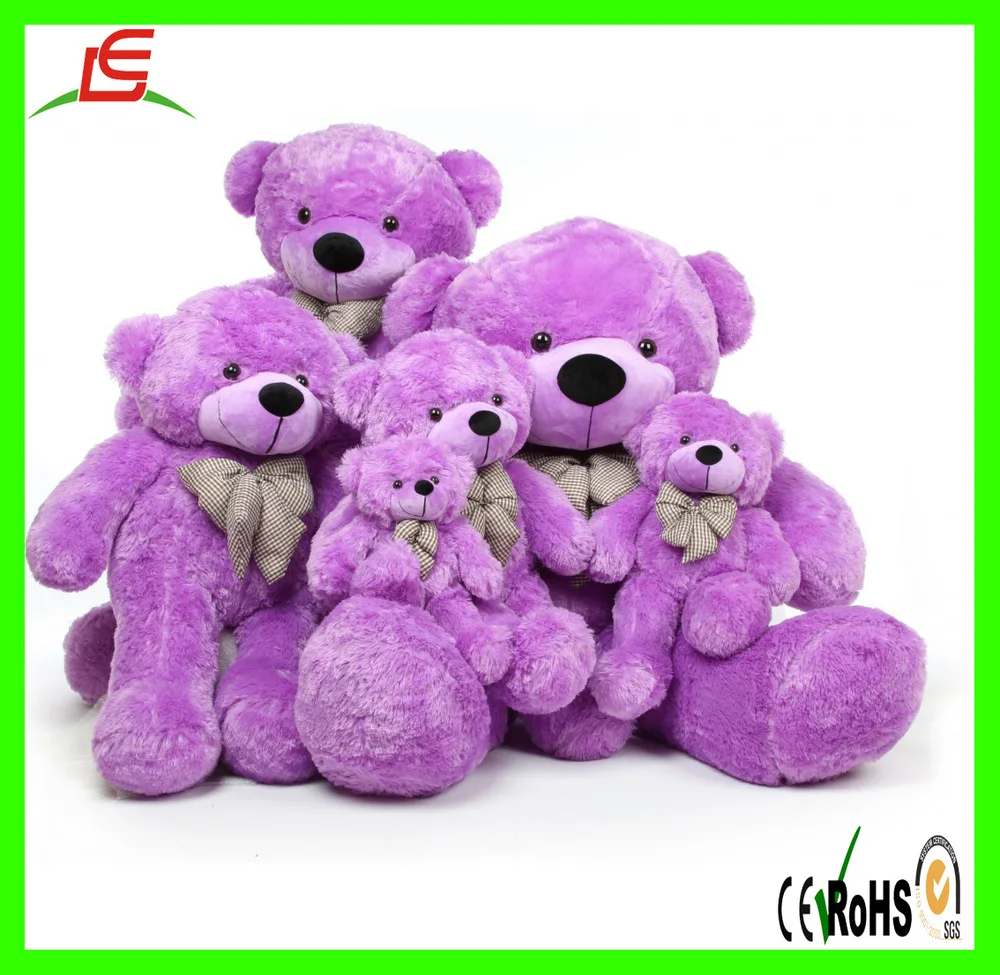 ル C1577 紫テディベア家族ぬいぐるみぬいぐるみクマのおもちゃ Buy スステッチテディベアファミリー 結婚式のクマ カスタムテディベア Product On Alibaba Com