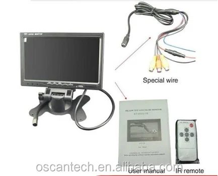 motorized lcd car monitor