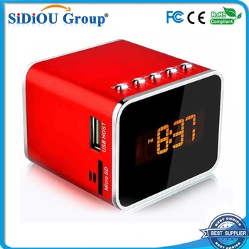 Battery Operated Red Led Alarm Clock Radio Product On Alibaba
