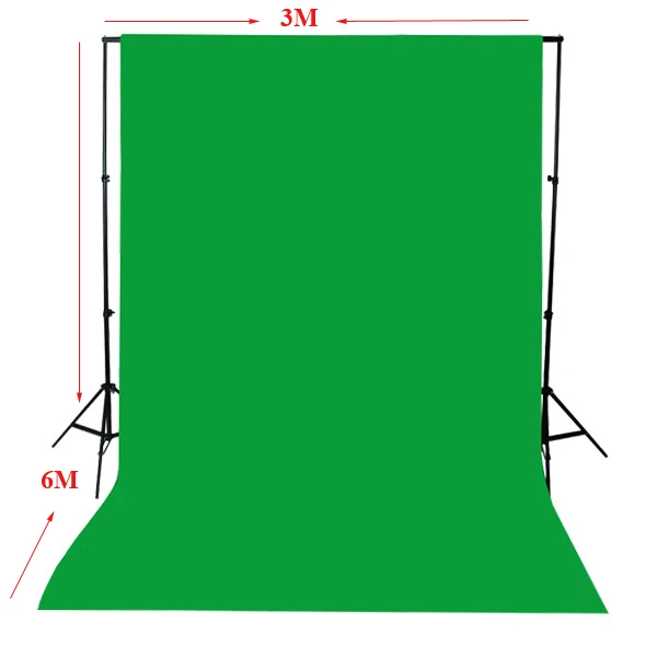3m x 6m Photo Studio Solid WHITE Muslin Backdrop Photography Screen Background 
