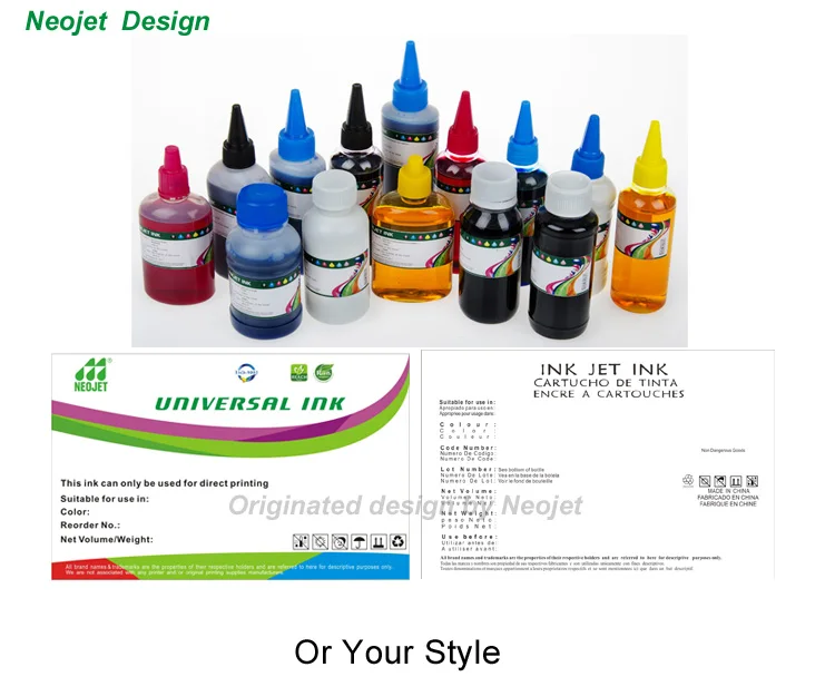 universal desktop printer ink package neojet