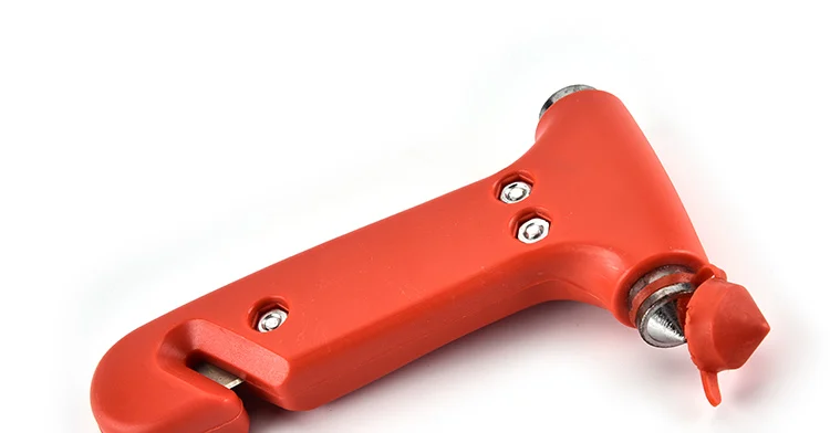 Top Amazon Portable Car Emergency hammer with pliers folding Escape tool Steel Axe Multifunctional Car Safety Hammer for outdoor
