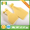 Icar animal ear tag for cattle / cow /calf / buffalo in yellow