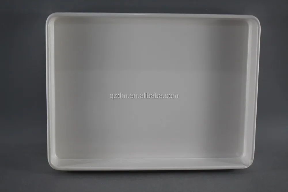 10" Melamine white tray , White hotelware tray
