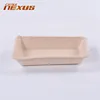 New Luxury print eco disposable bamboo pulp paper plates+biodegradable wheat straw pulp food plate