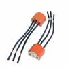 3-Wire Cable 3 Pin H4 Crockery Relay Socket Wire Harness Orange for Car Automobile