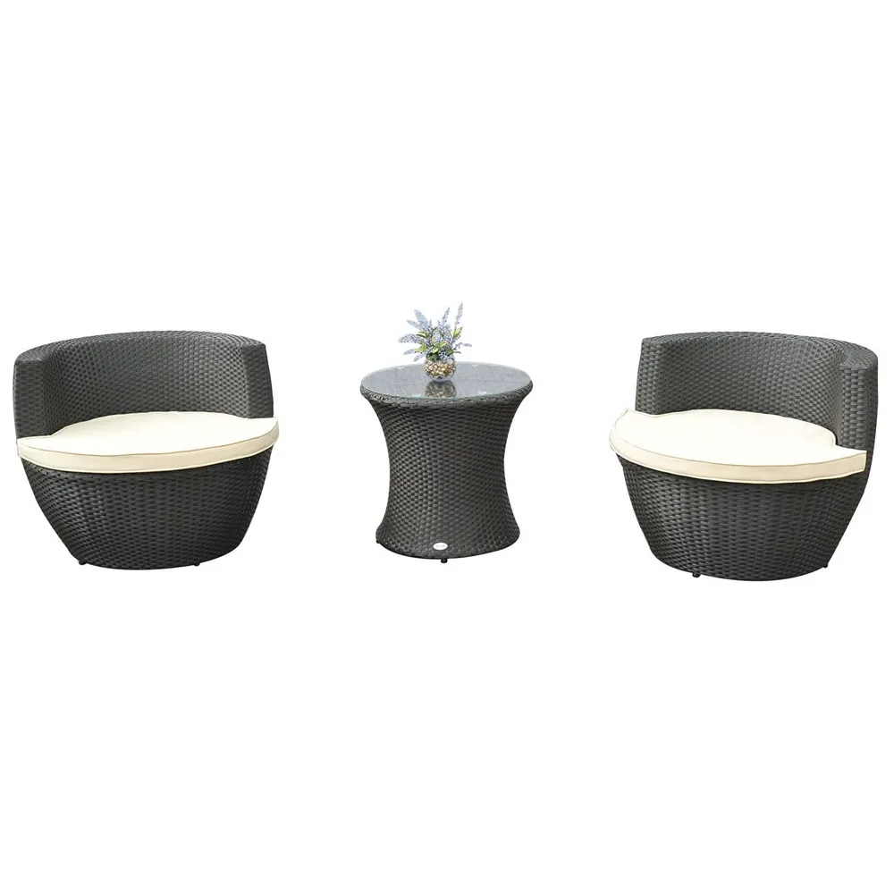 Moderne tuin bistro rotan picknick eettafel en bullet stoel set ... Scandinavische salontafel rotan